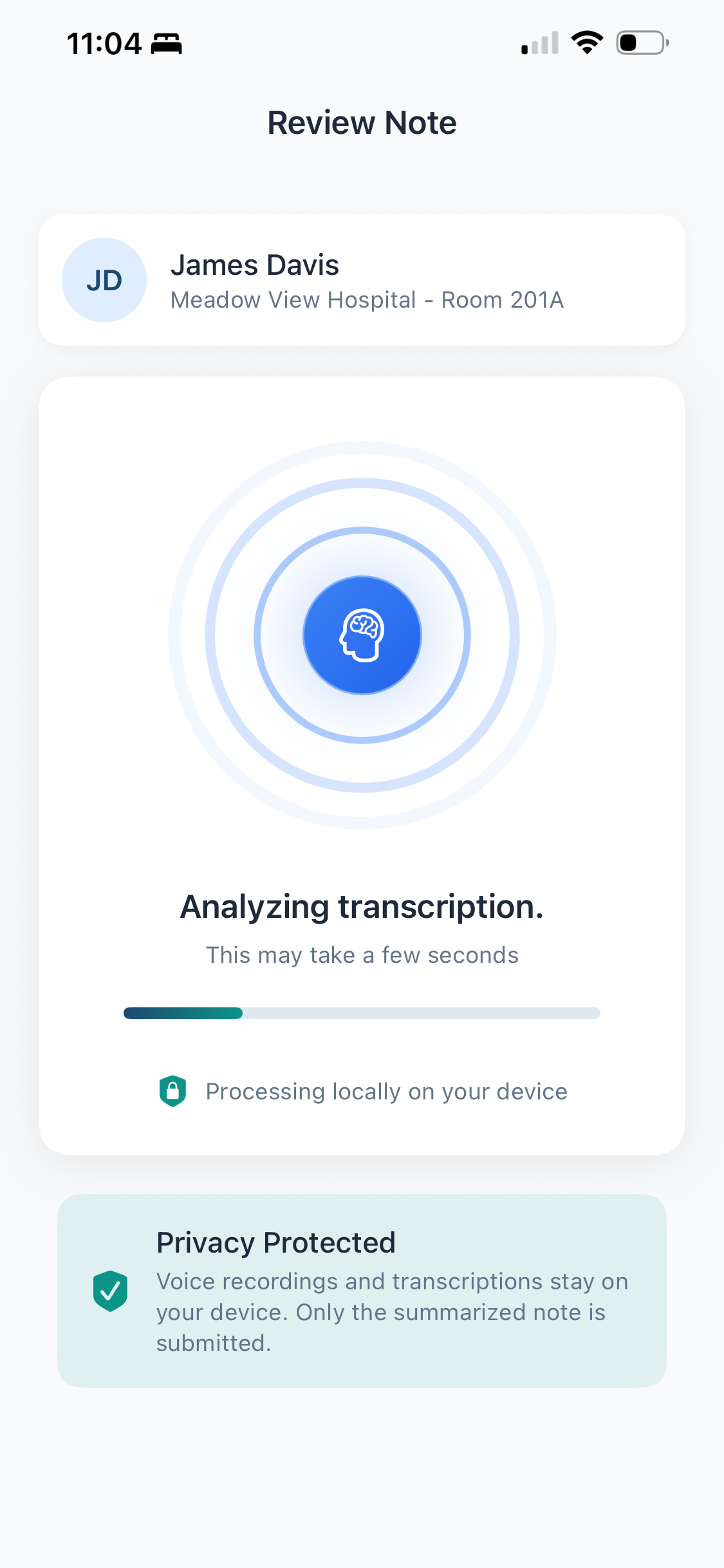 Mobile App - Analyzing