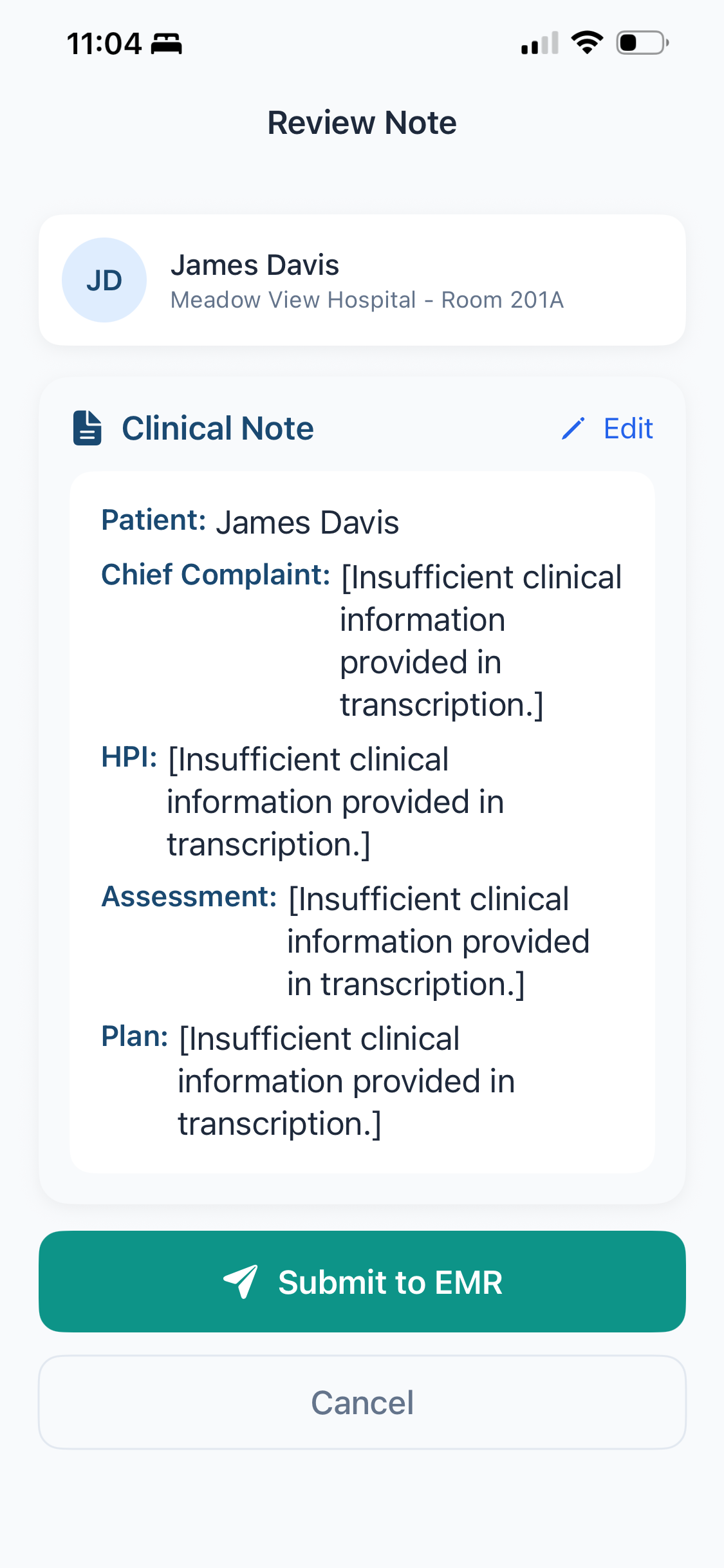 Mobile App - Review Note